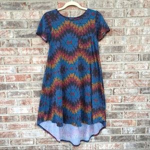LuLaRoe Carly Dress Aztec Tribal Print